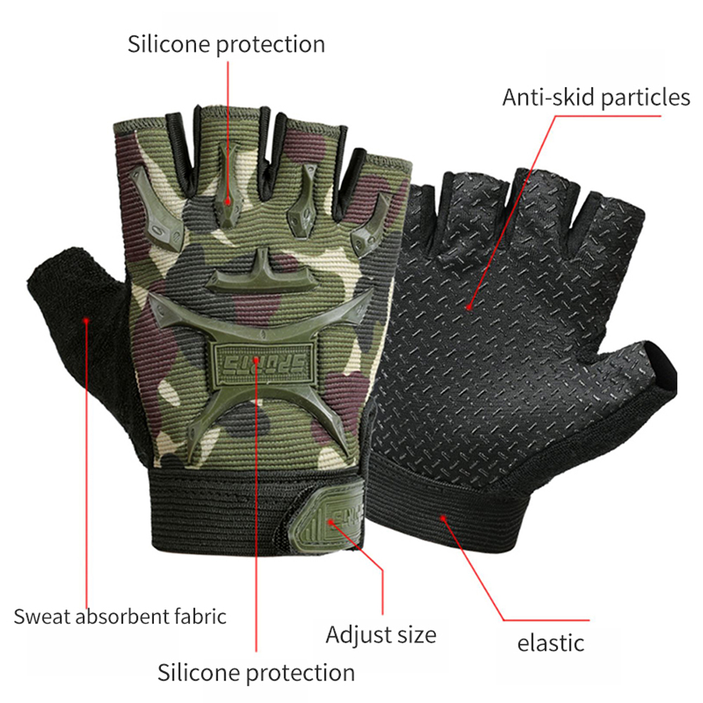 1 คู่เด็กถุงมือกีฬา,ถุงมือครึ่ - Cycling Glove Padded บทวิจารณ์และราคา
