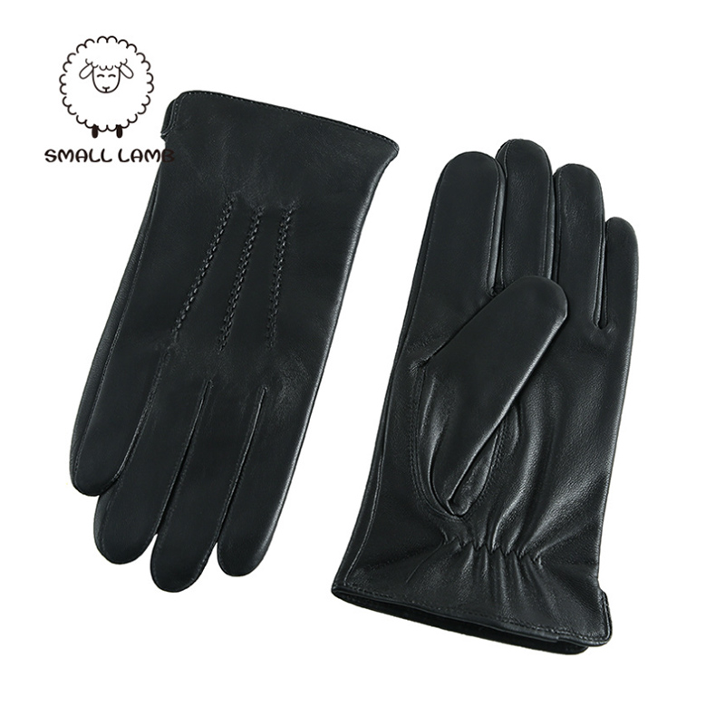 ฤดูหนาวถุงมือหนังหนังแกะแท้ผู้ - Wool Glove Lined บทวิจารณ์และราคา