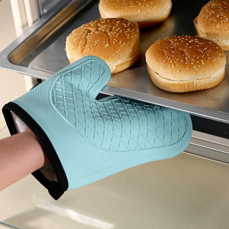 ถุงมือฉนวนกันความร้อน 2 ชิ้น,  - Oven Mitt Silicone บทวิจารณ์และราคา