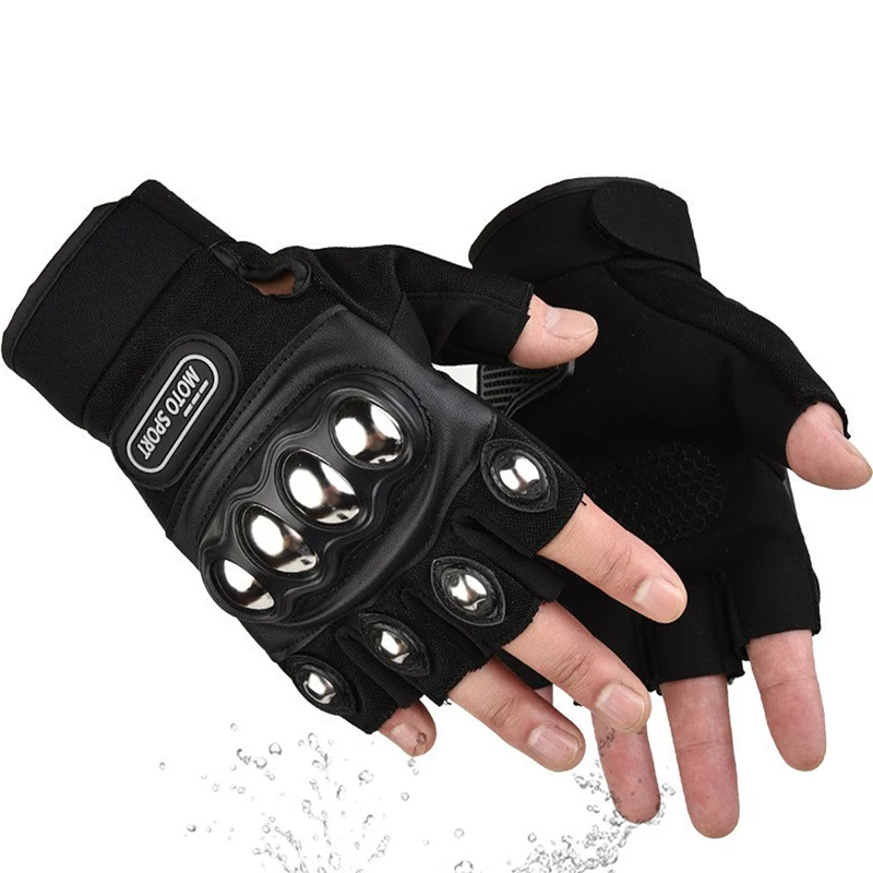 ถุงมือป้องกันนิ้วแบบครึ่งนิ้วส - Motorcycle Glove Knuckle บทวิจารณ์และราคา