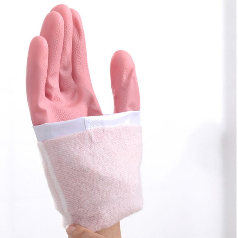 ถุงมือยางลาเท็กซ์สำหรับล้างจาน - Dish Glove Rubber บทวิจารณ์และราคา