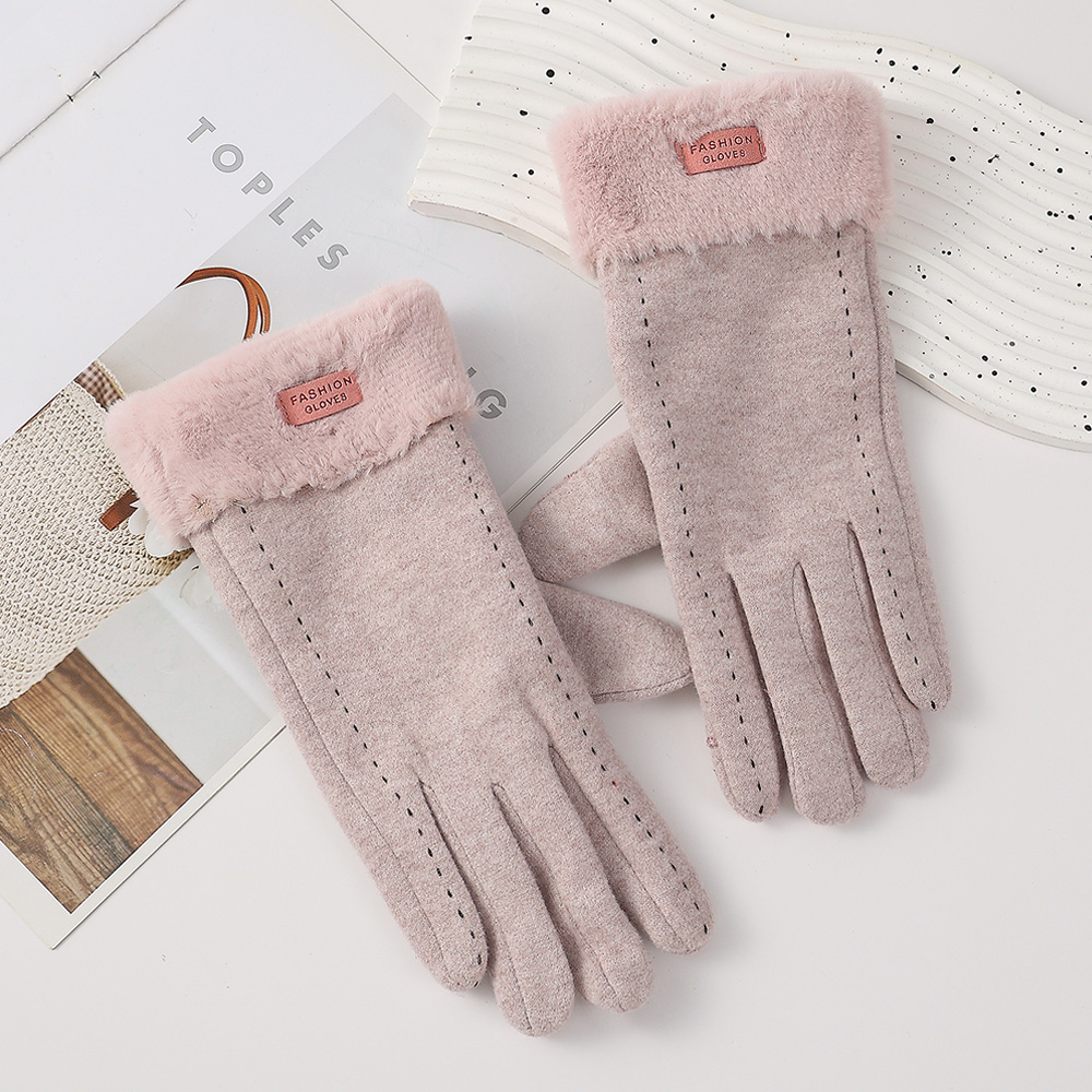 ถุงมือฤดูหนาวของผู้หญิงถุงมือข - Wool Glove Lined บทวิจารณ์และราคา