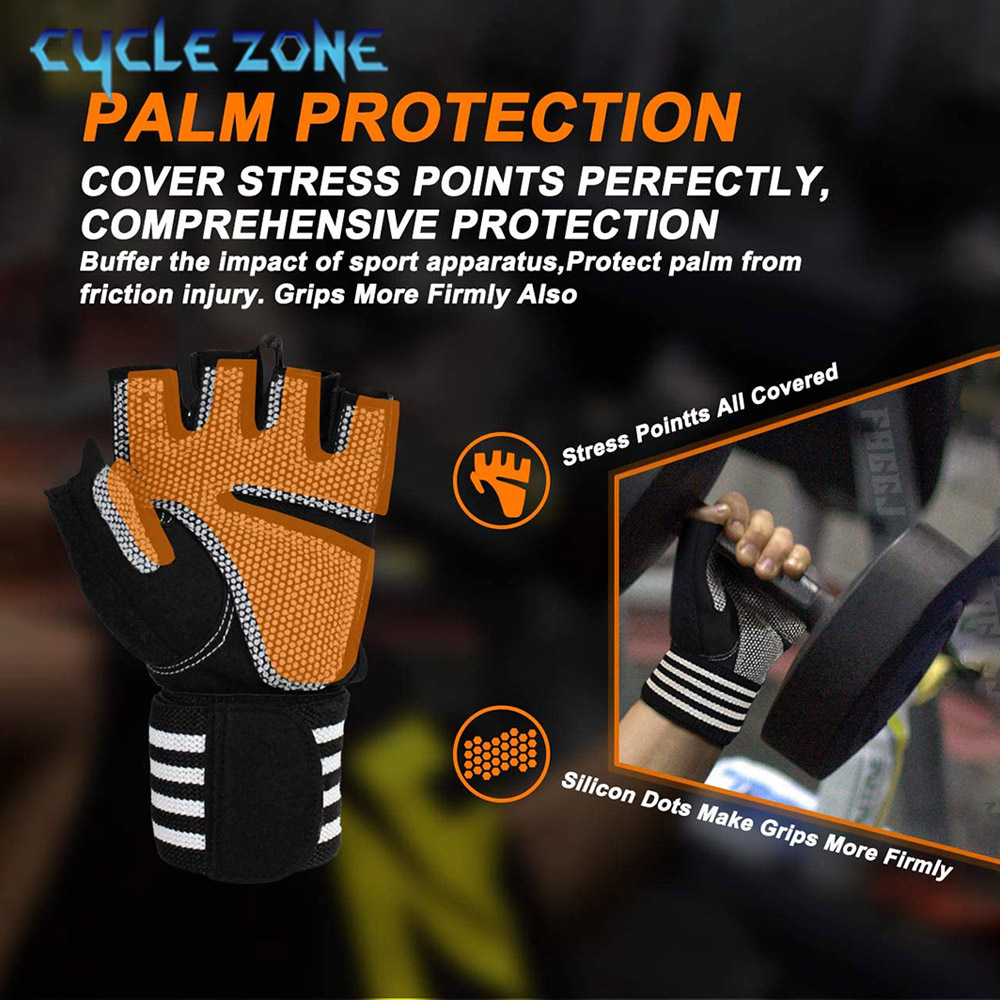 ถุงมือฟิตเนสแบบครึ่งนิ้ว 1 คู่ - Workout Glove Gym บทวิจารณ์และราคา